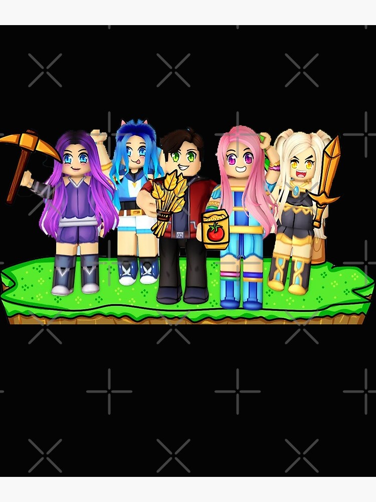 "MineCraft - Itsfunneh Krew Team" Photographic Print for Sale by
