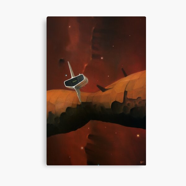 Asteroid ship Impression sur toile