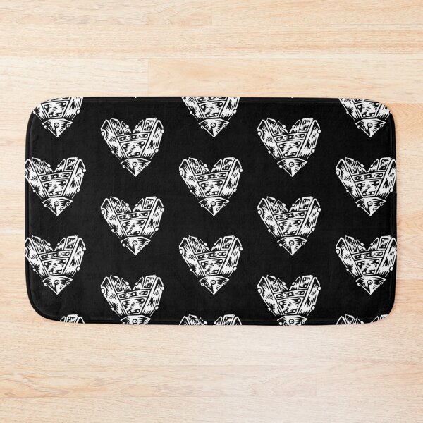 Item preview, White Metallic Heart designed and sold by Nealoc.