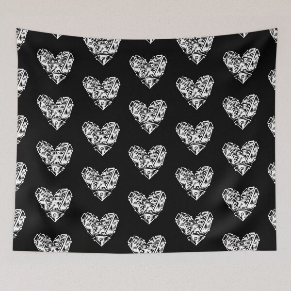 Item preview, White Metallic Heart designed and sold by Nealoc.
