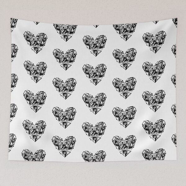 Item preview, Black Metallic Heart designed and sold by Nealoc.
