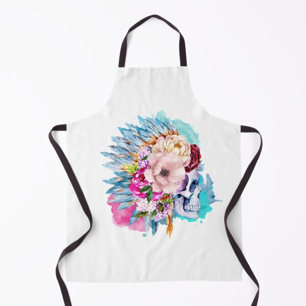 Item preview, Floral Sugar Skull | Day of the Dead | Dia De Muertos T-Shirt | Bohemian Shirt | Boho Floral Skull Tee designed and sold by Norse-Designs.