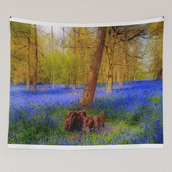 Item preview, Bluebell Woods Greys Court Oxfordshire England UK designed and sold by AndyEvansPhotos.