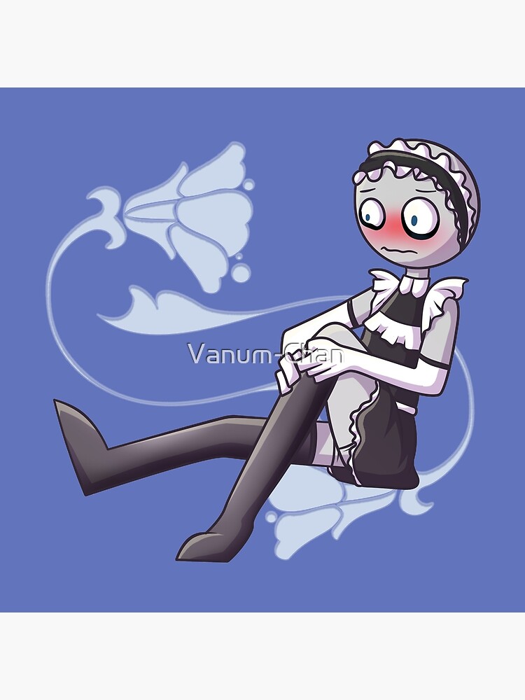 Killer sans as a maid