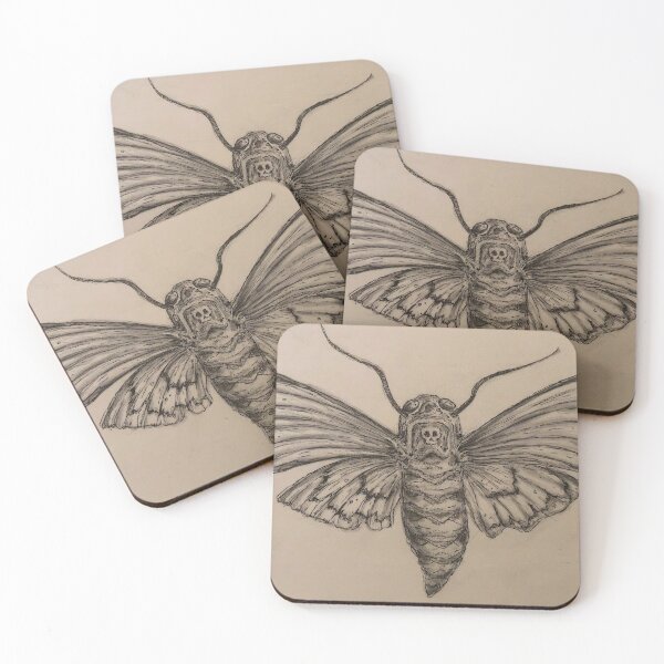 Item preview, Deaths Head Hawk Moth designed and sold by TrippieToonz.