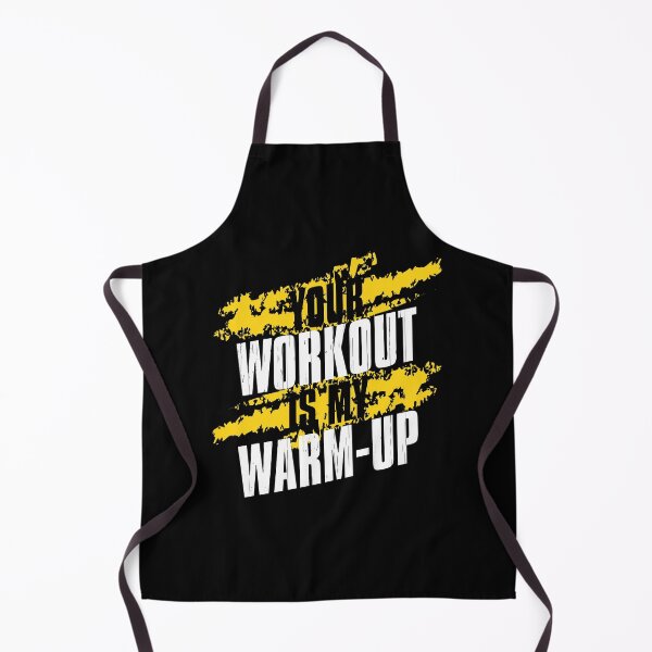 Item preview, Your Workout Is My Warm-Up Gym Quote designed and sold by Printend _.
