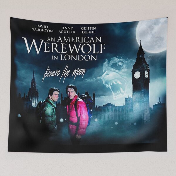 Item preview, American Werewolf in the clouds designed and sold by Cannone.