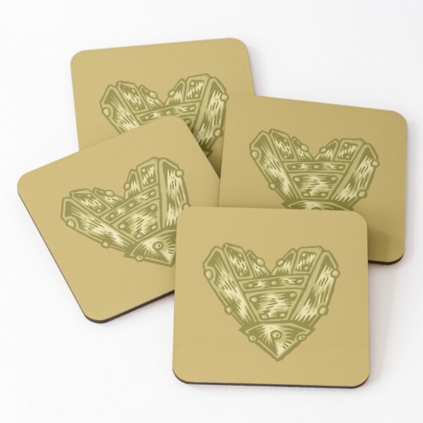 Item preview, Golden Metallic Heart designed and sold by Nealoc.
