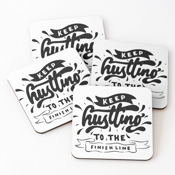 Item preview, Keep Hustling To The Finish Line! (Mindset Shift) designed and sold by DigitalArtQueen.