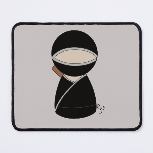 Item preview, Black Ninja , Japanese Male Kokeshi Doll designed and sold by lmcvinco.