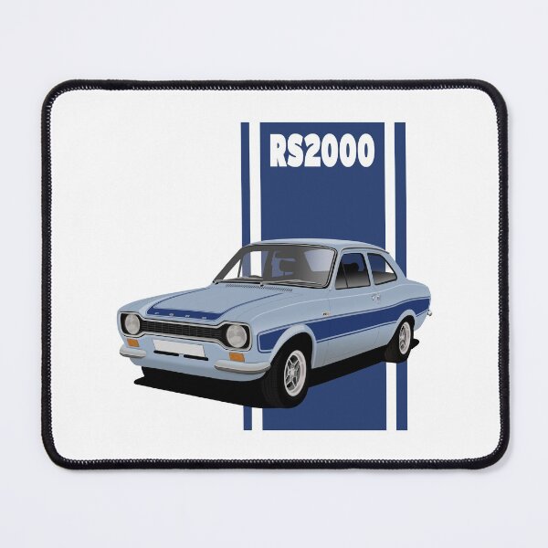 Item preview,  Ford Escort Mk1 RS2000 Olympic Blue Art Illustration designed and sold by Hamilton illustrations.