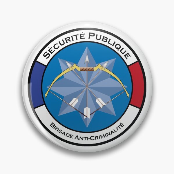 Item preview, BAC BRIGADE ANTI CRIME PUBLIC SECURITY designed and sold by Aspretto.