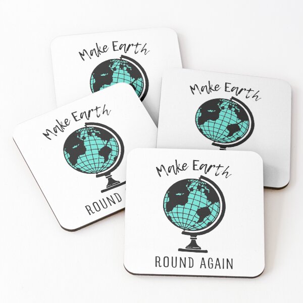 Item preview, Make Earth Round Again  designed and sold by trendingatees.