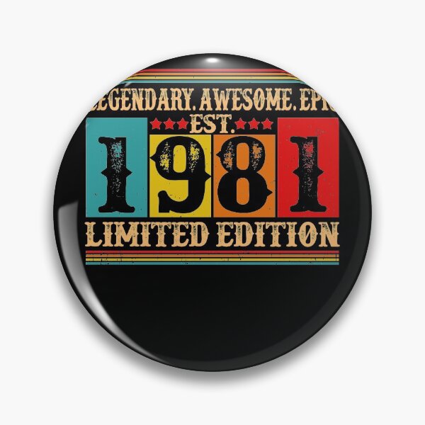 Item preview, Awesome Epic Est. 1981 Vintage 1981 40th Birthday designed and sold by BaseStore.