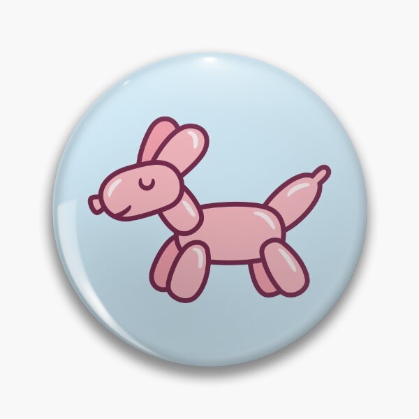 Item preview, Cute Balloon Dog Pink designed and sold by rustydoodle.