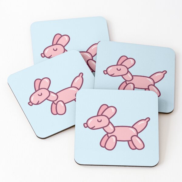 Item preview, Cute Balloon Dog Pink designed and sold by rustydoodle.