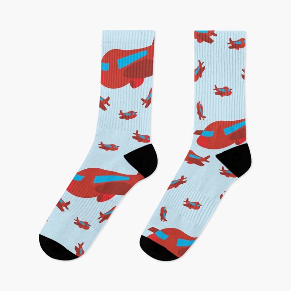 Item preview, Red & Blue Airplane Pattern designed and sold by idovedesign.