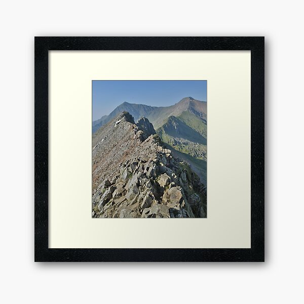 Snowdonia: Crib Goch Framed Art Print