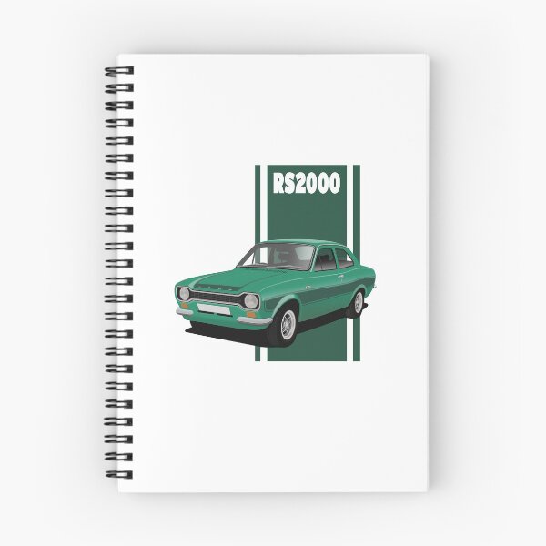 Item preview, Ford Escort Mk1 RS2000 Modena Green Art Illustration designed and sold by Hamilton illustrations.