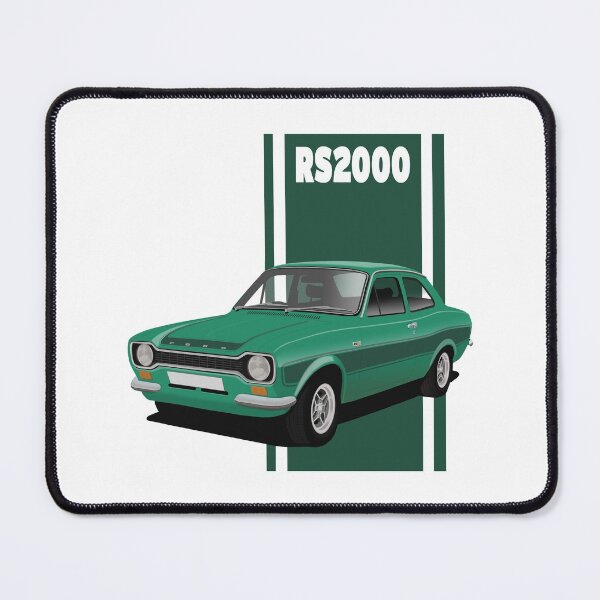 Item preview, Ford Escort Mk1 RS2000 Modena Green Art Illustration designed and sold by Hamilton illustrations.