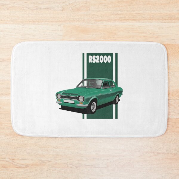 Item preview, Ford Escort Mk1 RS2000 Modena Green Art Illustration designed and sold by Hamilton illustrations.