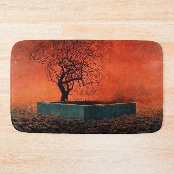 Item preview, Untitled (Steel Mill) by Zdzislaw Beksinski designed and sold by ReimagineStore.