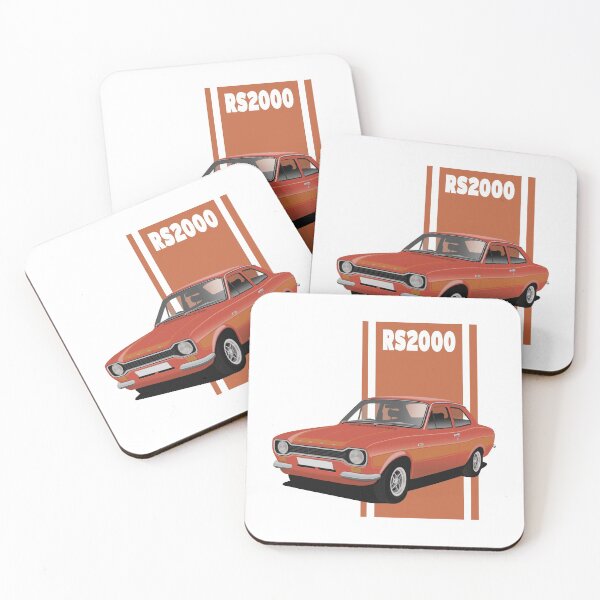 Item preview, Ford Escort Mk1 RS2000 Sebring Red Art Illustration designed and sold by Hamilton illustrations.