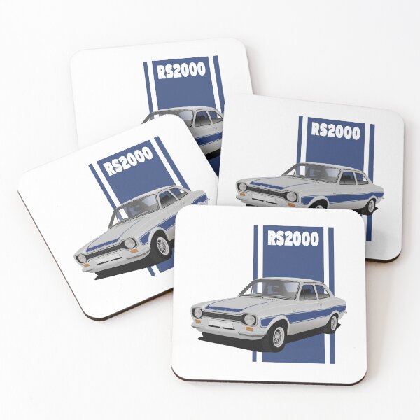 Item preview, Ford Escort Mk1 RS2000 Diamond White Art Illustration designed and sold by Hamilton illustrations.