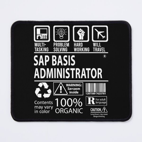Item preview, Sap Basis Administrator T Shirt - MultiTasking Certified Job Gift Item Tee designed and sold by killingworthhi.