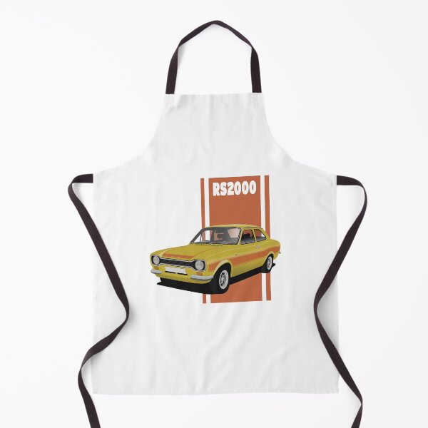 Item preview, Ford Escort Mk1 RS2000 Daytona Yellow Art Illustration designed and sold by Hamilton illustrations.