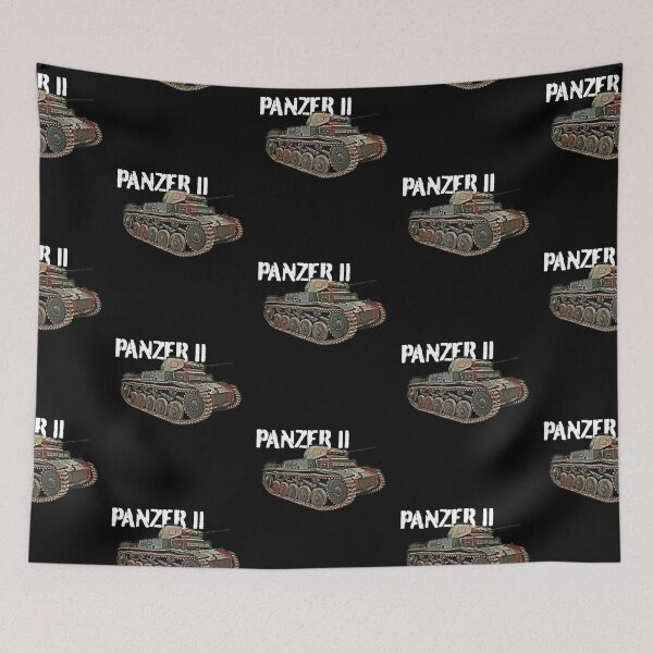 Item preview, WW2 German Panzer II tank designed and sold by Bear Cave Designs.
