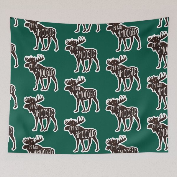 Item preview, I'm not aMOOSED - funny saying, sarcastic design, moose designed and sold by hitechmom.