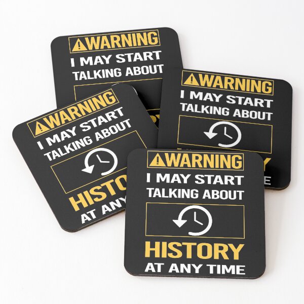 Item preview, Funny Warning History designed and sold by FulviaContreras.