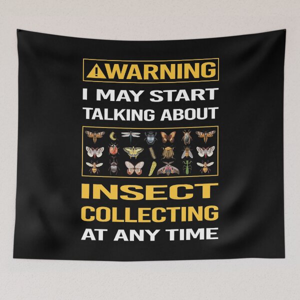 Item preview, Funny Warning Insect Collecting designed and sold by FulviaContreras.