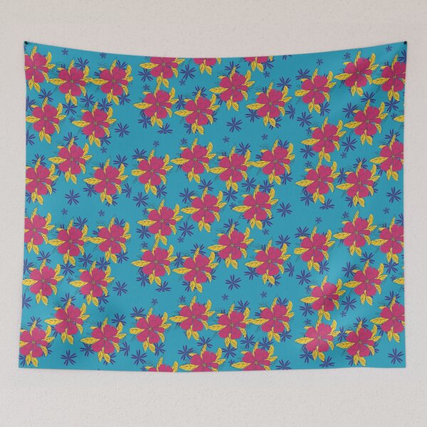 Item preview, Leaves nature pattern Festive flowers designed and sold by CoolArtByMboya.
