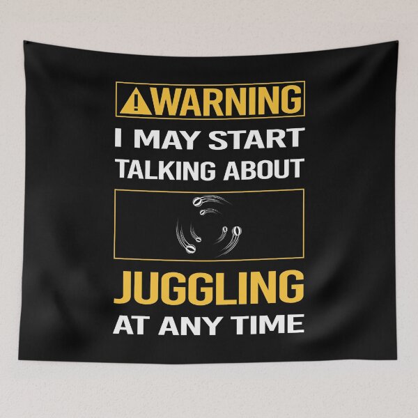 Item preview, Funny Warning Juggling Juggle Juggler designed and sold by FulviaContreras.