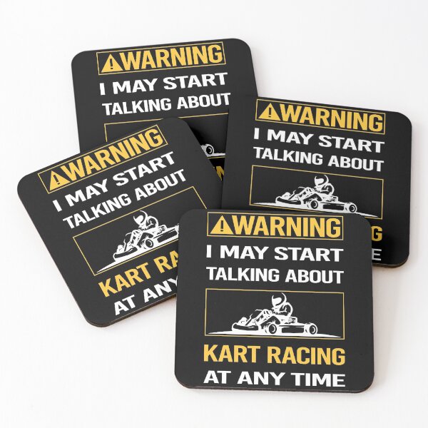 Item preview, Funny Warning Kart Racing designed and sold by FulviaContreras.