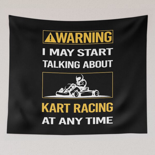 Item preview, Funny Warning Kart Racing designed and sold by FulviaContreras.