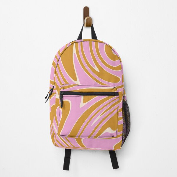 Item preview, 70s Abstract Swirl Pink Yellow designed and sold by trajeado14.