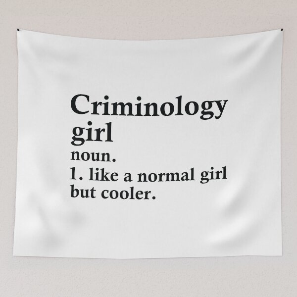Item preview, Criminology Girl Funny Criminologist Definition designed and sold by woodesigner.