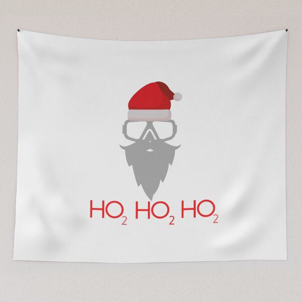 Item preview, ho ho ho merry Christmas spearfishing & freediving & scuba diving gift idea for him for her designed and sold by Live  Today.
