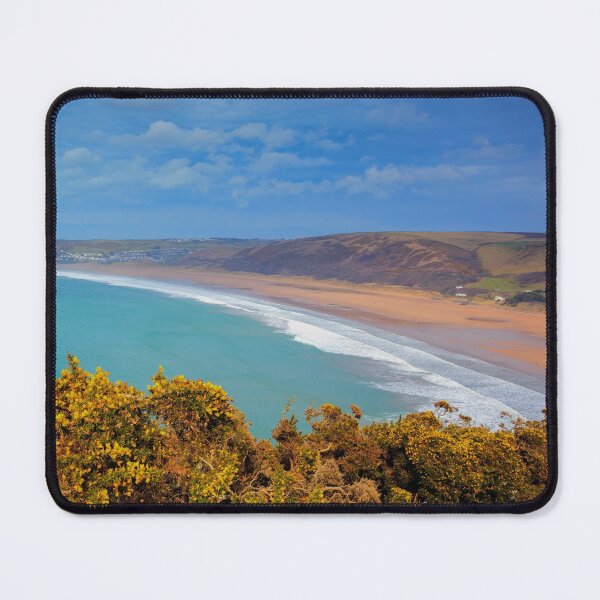 Item preview, Woolacombe Devon Bay Sandy Beach and Coast England UK designed and sold by acceleratorhams.