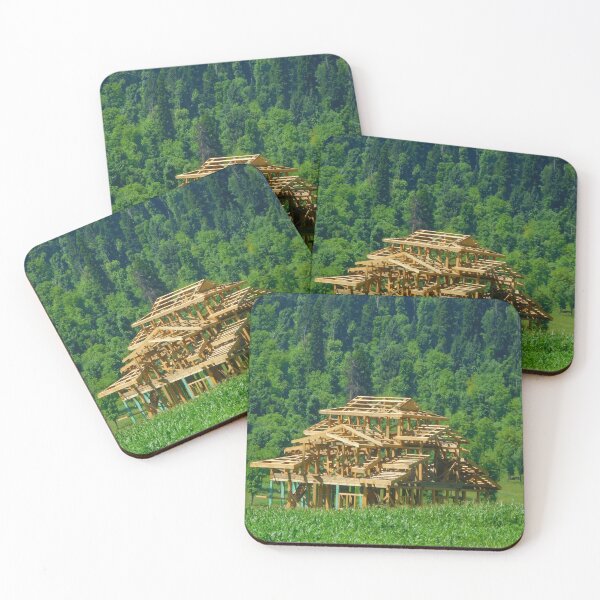 Item preview, Kashmir, Beautiful Wooden house structure in Arang Kel valley. designed and sold by TheNatureTalent.