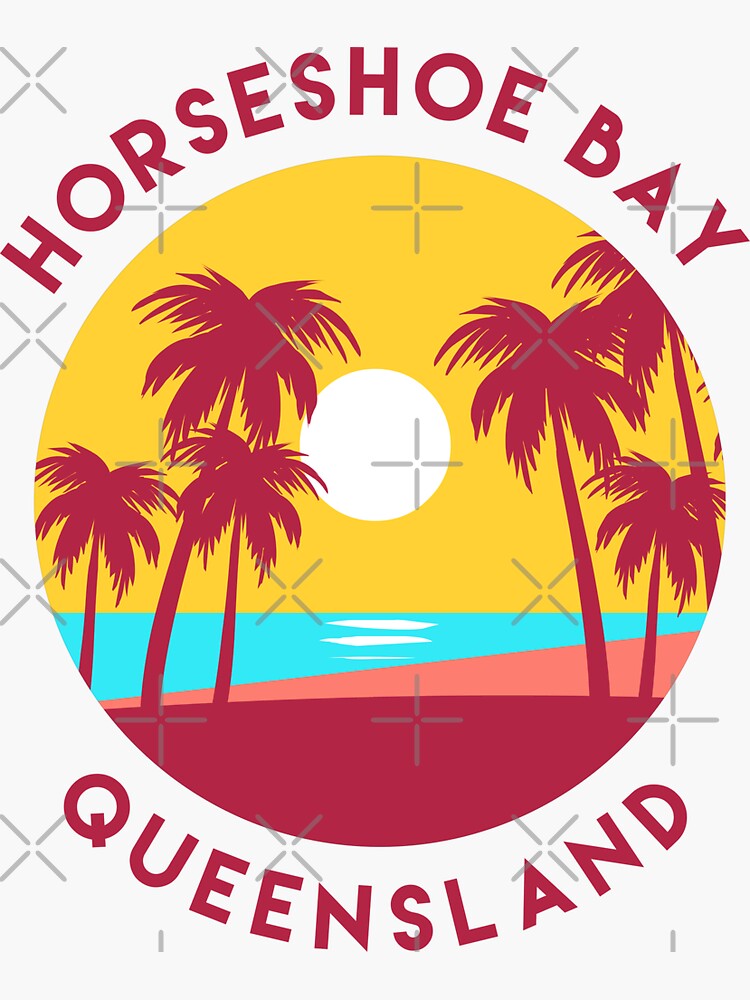 "Horseshoe Bay Queensland Australia Landscape seascape" Sticker for