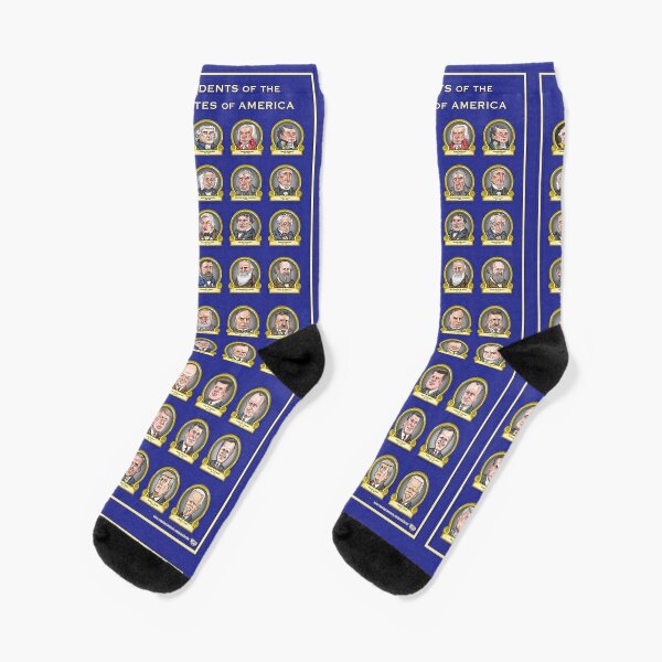 Presidents of the United States of America (Design One) Socks