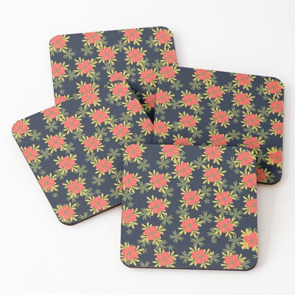 Item preview, Leaves nature pattern Festive flowers designed and sold by CoolArtByMboya.
