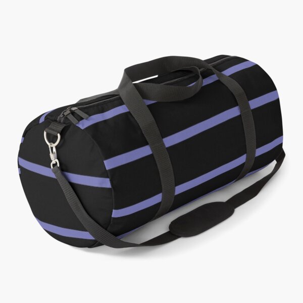 Item preview, Black and Periwinkle Horizontal Line Pattern - Pantone 2022 Color of the Year Very Peri 17-3938 designed and sold by ColorOfTheYears.