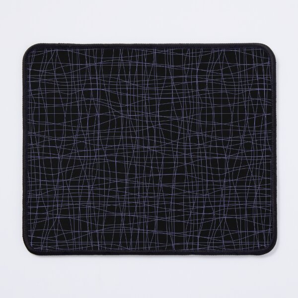 Item preview, Black and Periwinkle Mosaic Grid Pattern - Pantone 2022 Color of the Year Very Peri 17-3938 designed and sold by ColorOfTheYears.