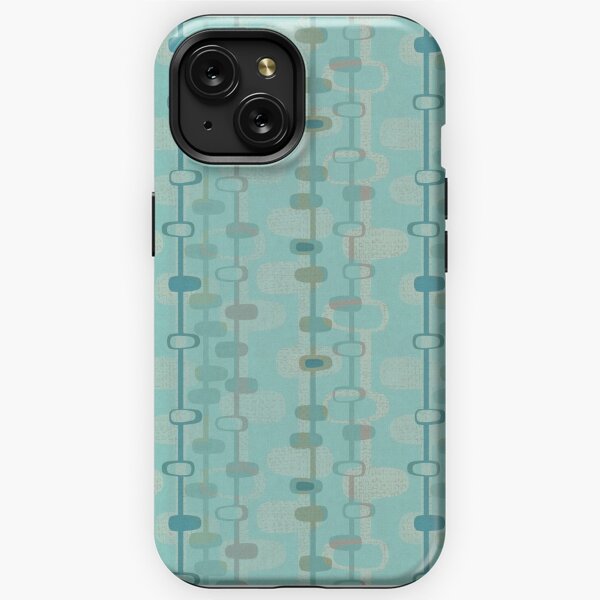 Soft Gray Opaque Topographic Map Geometric Pattern iPhone Case by CozyGuru