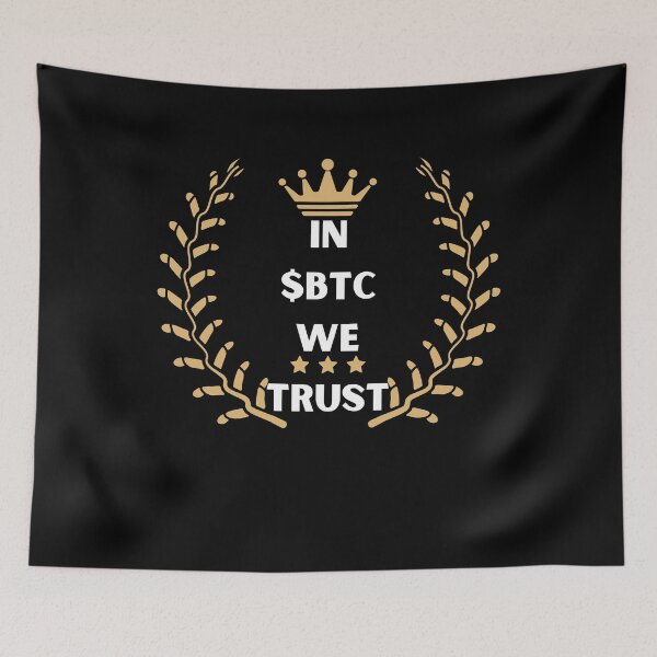 Item preview, In BTC we trust designed and sold by Cheerocki.